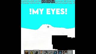 Using shaders on mobile be like  MCPE shaders  minecraft funny gaming [upl. by Zaremski]