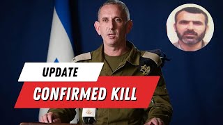 IDF Confirms Killing Of Hamas Military Commander [upl. by Doty]