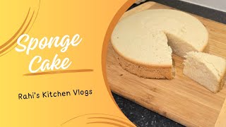 Basic VANILLA Sponge Cake  Simple amp Easy To Make [upl. by Filia319]