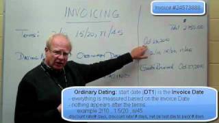 Business Math 1  Invoicing Part 1 of 3  Dates Calculations [upl. by Archibold]