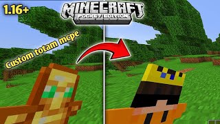 how to custom your totem in Minecraft🤩 Hindi Minecraft [upl. by Akerdnuhs]