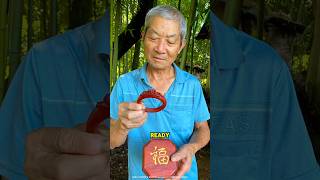 A Wooden Bangle for My Wife 😻💕 mini wood toy woodworking art skillwood hand shorts [upl. by Malti303]