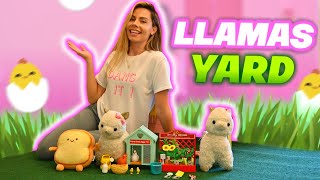 MY CRAZY LLAMAS GOT A YARD FOR THEIR MANSION [upl. by Hsac]