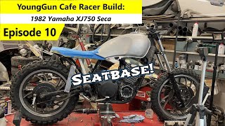 Creating a scrambler seat base [upl. by Eiramanitsirhc]