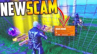 NEW SCAM The Soccer Goal Scam BEWARE Scammer Gets Exposed In Fortnite Save The World [upl. by Adnoryt]