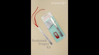 HandStamped Bookmark Project  Inspirational Tutorial [upl. by Sternberg34]