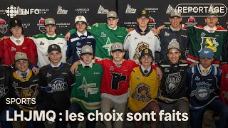 Retour sur le repêchage de la LHJMQ [upl. by Tonl]