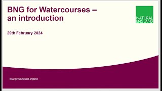 Training BNG for Watercourses 20240229 100403 Meeting Recording [upl. by Agripina]