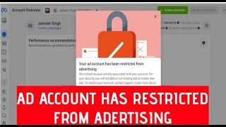 Ad Account Restricted For Advertising  Facebook Account Restricted From Advertising PROBLEM SOLVED [upl. by Mohandas]