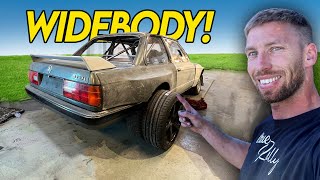 INSTALLING A WIDEBODY KIT ON MY E30  MY FIRST TIME [upl. by Tiena]