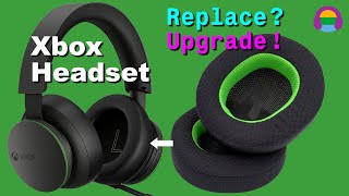 How to Replace Upgrade Earpads Xbox Wireless  Wired Stereo Headset [upl. by Hewie526]