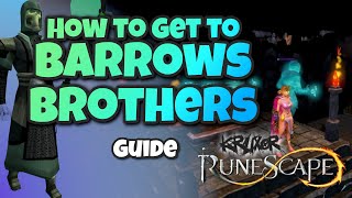 RS3 How to get to Barrows Brothers  Runescape 3 [upl. by Leuqram]