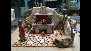 tutorial come costruire un forno in polistirene per presepe [upl. by Vincenta]