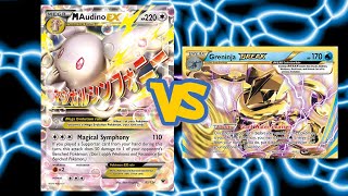 Retro Format 2016 Pokemon TCG Battle Mega Audino Vs Greninja Break [upl. by Trebloc]