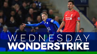 Wednesday Wonderstrike  Jamie Vardy vs Liverpool [upl. by Llenel790]