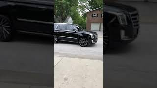 2015 Cadillac Escalade on 26 inch Lexani Wheels [upl. by Stalk]