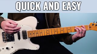 Quick And Easy Imagine Guitar Lesson [upl. by Lachance983]