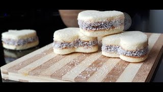 como hacer ALFAJORES DE MAICENA  how to make ALFAJORES DE MAICENA [upl. by Lower]