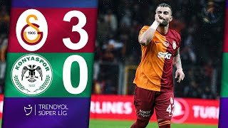 GALATASARAY 30 KONYASPOR  ASLAN EKSİKSİZ GİDİYOR  Süper Lig 2024 [upl. by Nylesaj477]