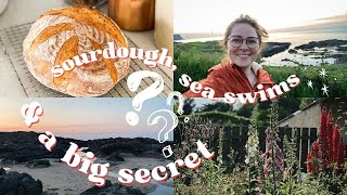 My big secret revealed  sea swimming amp first time sourdough maker [upl. by Bergquist724]