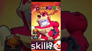 Skill🤡 Vs skill☠️brawlstars viralshort [upl. by Seldun]