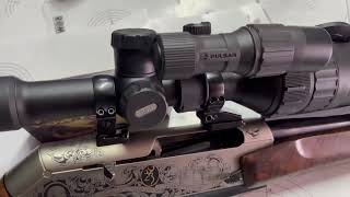 Probando rifle Browning caza conmemorativo con visor Digex y red [upl. by Yarehs]