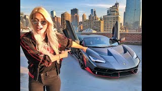 Driving the 4 million Lamborghini Centenario in NYC [upl. by Eldorado]