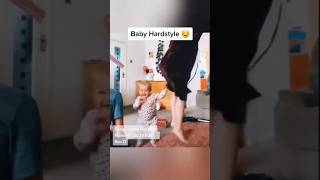 YOUNGEST fan of HARDSTYLE 🫡🪇 hardstyle festival party rave hu2dz viral shorts [upl. by Aitselec]