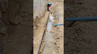 Make water system for release water from footing [upl. by Yve3]