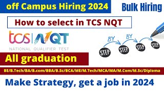 tcs nqt registration process 2024  tcs nqt application process Any graduation can apply  tcs job [upl. by Annahsat]