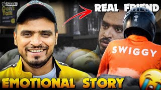 Amit bhadana friends story  Swiggy job  Old and real friend  Together works  Shamani Podcast [upl. by Htiduy818]