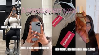 A WEEKLY VLOG new money new blessings insights of being a influencer ft Arabella hair [upl. by Cyndia]