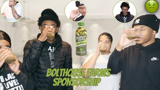 FAKE SPONSORSHIP PRANK ON FRIENDS  GROSS DRINK🤢 [upl. by Llenart]