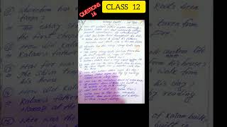 CLASS 12  MOST IMPORTANT S A QUESTIONS AND ANSWERS FOR H S STRONG ROOTS BY A P JABDUL KALAM [upl. by Noram]