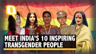 Meet India’s 10 Iconic Transgender Achievers Who Scripted History  The Quint [upl. by Arebma]