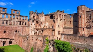 Visiting The Heidelberg Castle Ruins Germany Trip [upl. by Faun]