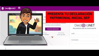 DECLARACIÓN PATRIMONIAL INICIAL SEP 2022 DECLARANET [upl. by Otreblide]