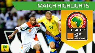 Gabon vs Niger  Orange Africa Cup of Nations GABONEQUATORIAL GUINEA 2012 [upl. by Bortman712]