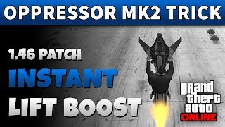 GTA 5 Oppressor Mk2 Boost Glitch Instant Lift  NEW GTA ONLINE OPPRESSOR MK2 SPEED GLITCH BOOST LIFT [upl. by Hagai761]