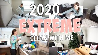 2020 EXTREME WHOLE HOUSE CLEAN WITH ME  CLEANING MOTIVATION [upl. by Ader]