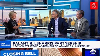 L3Harris Chair and CEO Christopher E Kubasik Discusses 3Q24 and the Palantir Partnership on CNBC [upl. by Magill734]