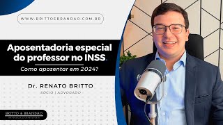 INSS APOSENTADORIA ESPECIAL DO PROFESSOR [upl. by Nilson]