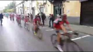 Giro dItalia 2014  Nocera Inferiore  Ciclista urla TERRONI da altra angolazione [upl. by Eisenhart]