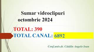 Sumar octombrie 2024 [upl. by Lumbard]