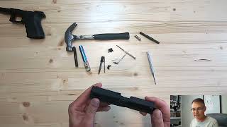 Full disassembly and reassembly of Glock 19 including changing the Channel liner [upl. by Grimaldi]