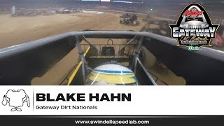 Gateway Dirt Nationals Saturday Blake Hahn Midget Feature  122119 [upl. by Ahtrim]