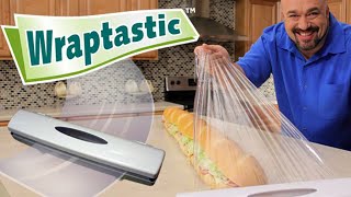 Wraptastic The Perfect Dispenser for all of your Foil and Plastic Wrap [upl. by Ybsorc]