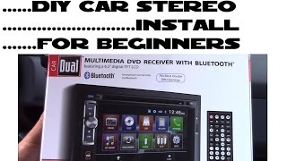 How to install car stereo for beginners DIY [upl. by Osterhus969]