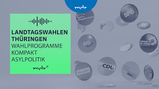 Asylpolitik – Was Thüringens Parteien planen  Podcast Wahlprogramme kompakt  MDR [upl. by Summers]