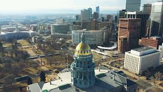 Denver Colorado USA 🇺🇸 in 4K ULTRA HD 60FPS Video by Drone [upl. by Ennirroc786]